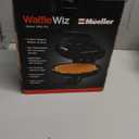 Mueller Heart 5 Waffle Maker, Norwegian Waffle Iron, Adjustable Browning Control & Nonstick, Cool Touch Handle, Easy to Clean, Small Kitchen Appliances