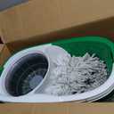 Libman Tornado Spin Mop System and 1 Refill, Mop and Bucket with Wringer Set for Hardwood Floor Cleaning, 2 Total Heads Included
