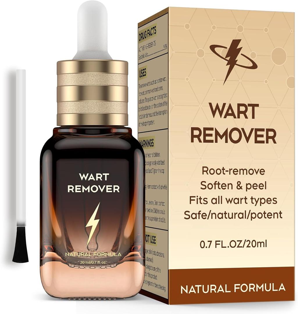 "STAY STOKED" 20ML Wart Remover, Fast Removal Kit for Men and Women, Soft Plantar Wart Remover for feet, Wart Removal for Corn, H Warts, Common Wart-Z5518
