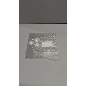 JANES Just Breath You'll Never Live This Moment Again Decal, UV DTF Transfer Car Decal, Yoga Quote Car Window Stickers, Decals for Women Men, Flower Car Stickers, Inspirational Car Decals for Trucks