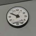 JoFomp Lighted Wall Clocks Battery Operated, 8 Inch Small Wall Clock for Bedroom Night Glow, Night Light Wall Clock Silent, Glow in Dark Wall Clocks for Living Room Decor, Light Sensor - Auto Lighting