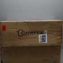 SINWEEK 4 Inch Gel Memory Foam Mattress Topper Ventilated Soft Pressure Relieve Mattress Pad, Breathable Bed Topper, CertiPUR-US Certified, Queen Size