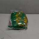 Camlinbo 2 Pcs Christmas Hats, Tinsel Tree Santa Hat with 30 Colored LED Lights, 3 Lighting Modes, Xmas Party Costume Accessories