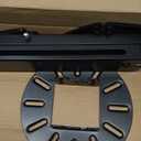 JOY worker Universal Projector Ceiling Mount Wall Bracket Holder Fits Flat or Sloped Ceiling Height Adjustable with Extendable Arms for Home and Office Projector (long, black)