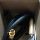 Fill-Rite FR152 Piston Hand Pump with Hose & Nozzle Spout, Red