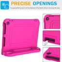DJ&RPPQ Kids Case for 10inch Tablet,(Compatible 13th/11th Genereation),Case for iPad (A16) 11th Generation 11 Inch 2025 for iPad Shockproof Kid-Proof Cover with Protector Handle Stand Pink