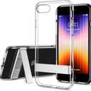 ESR for iPhone 14 Case, iPhone 13 Case with Stand, 3 Stand Modes, Military-Grade Drop Protection, Supports Wireless Charging, Slim Back Cover with Patented Kickstand for iPhone 14/13 Case, Clear
