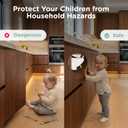 10 Pack Cabinet Locks Baby Proofing - SKYLA HOMES Children Proof Magnetic Cabinet Locks for Cupboard, Drawers, Adhesive Baby Proof Latches (10 Locks and 2 Keys)