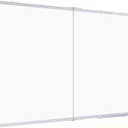 Magnetic Whiteboard Dry Erase, 48 x 36 inch Large White Board for Wall, Foldable Aluminum Frame Hanging Whiteboards for Home Classroom Office