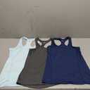 icyzone Women's Racerback Workout Athletic Running Tank Tops (Pack of 3), Small