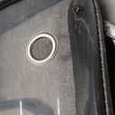 SUERTREE Bird Carrier Bag With Stand, Lightweight Backpack for Parrot, Portable Travel Cage, Pet Transparent Breathable Carrier (17.6"L x 10.6"W x 13.3"H)