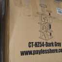 FDW | 54" Cat Tree Tower | Dark Gray | Multi-Level Indoor Activity Center with Sisal Scratching Posts, Condos, Plush Perches, Hanging Cat Toys | Sturdy, Easy to Assemble | for Kittens & Adult Cats