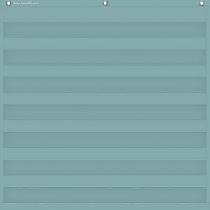 Teacher Created Resources Calming Blue 7 Pocket Chart (28" x 28") (TCR20101)
