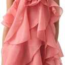 Women's Floral Dress Sexy Halter Ruffle Sleeveless Tiered Dress Elegant Party Dresses Clubwear, Medium