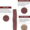 uxcell 12pcs 3" x 21" Sanding Belts 400 Grits Aluminum Oxide Abrasive Belt Sander Paper Sanding Papers for Metal Wood Grinding Polishing, Reddish Brown