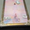 Vintage Gold Framed Jesus Wall Art Pink Jesus Walking on Water Canvas Prints Modern Christian Spiritual Picture Divine Light Religious Beliefs Oil Painting Poster Artwork for Living Room Church