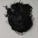 Soft Silk Doll H Wig /6 5.5-17.5cm Head Circumference y H - Decoration Doll Wig for Dolls, Soft and Silky L - Ideal for Doll Ecoration (Black)