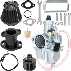 YOXUFA VM22 26mm Carb 212cc Carburetor Kit Replacement for Predator 212cc 224cc 196cc Engine Coleman CT200U CT200U-EX BT200X KT196 Baja Warrior MB200 Axis M200 200cc 6.5hp Mini Bike Go Kart Parts