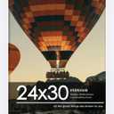 24x30 Poster Frame, White 24 x 30 Frame for Horizontal or Vertical Wall Mounting, 1 Pack