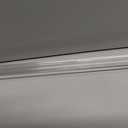36" Shower Door Bottom Seal Strip for 1/2" (12mm) Glass Ultra Clear Polycarbonate Shower Door Sweep, Single Pack