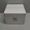 100 Pc Ivory Scalloped Plastic Plates for Party with Gold Trim | 50 Dinner & 50 Dessert Party Plates | Elegant Fancy for Wedding, Bridal Showers Special Moments (50 Guests)