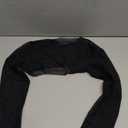 Popilush Mesh Long Sleeve Tops for Women Black Sheer Shapewear Corset Bodysuit Tummy Control Date Night Fall Concert Outfits Black S