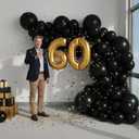 Balloon Garland Arch Kit  146 Pcs Black Balloons for Baby Shower, Birthday, Gender Reveal, Wedding Party  DIY Kit by Vellax