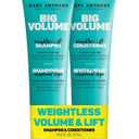 Marc Anthony Big Volume Hair Shampoo & Conditioner Set for Fine, Thin Hair - Lightweight Volumizing Shampoo & Conditioner for Gentle Cleansing - Frizz-Free & Sulfate-Free Hair Care Product (8.4 Fl Oz (Pack of 2))