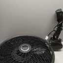 Lasko Oscillating Cyclone Pedestal Fan, Adjustable Height, Timer, Remote Control, 3 Speeds, for Bedroom, Living Room, Home Office, 18", Black, 1843