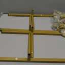 Snughome Arch Backdrop Stand, Set of 2 Metal Balloon Arch Stand (7.2FT+6FT), Gold Wedding Arch Frame for Party, Baby Shower, Holiday, Ideal for Balloon Flower