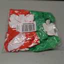 Hawaiian Little Girls Costume Dress with Luau Flower Leis Accessories Flower Hair Clip Toddler Halloween Party Cosplay Outfit (5-6 Years, Red)