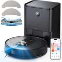 Proscenic Q8 Max Robot Vacuum and Mop with Self Emptying for 60 Days, 5,000 Pa Suction, LiDAR Navigation with Home Mapping, 200 Min Run, Auto Self-Charging, WiFi APP Control for Floor