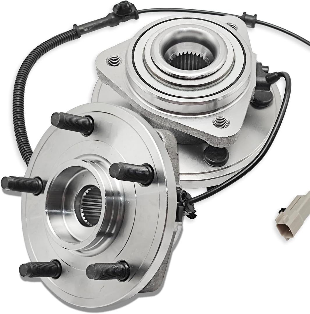 513234 Front Wheel Bearing Hub Assembly Compatible with for Jeep Grand Cherokee 2005-2010, Jeep Commander 2006-2010, 5 Lug W/Abs, 2Pcs