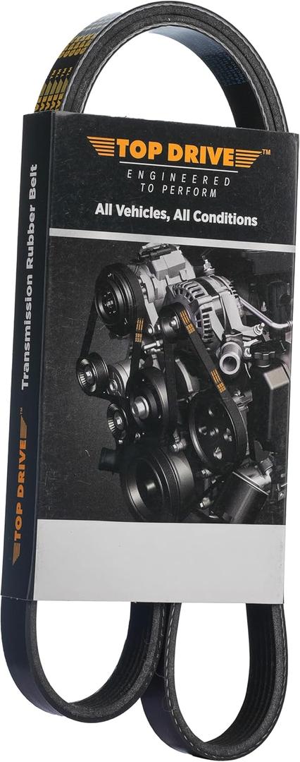 Top Drive, 6PK2580, Premium Engine EPDM Serpentine Drive Belt, Equivalent References - K061015, 5061015