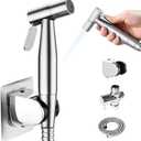 Handheld Bidet Sprayer for Toilet - Adjustable Toilet Hose Sprayer with 2 Wall Mounts - Stainless Steel Jet Spray Muslim Shower - Hand Held Bidet Bathroom Hose - Leak-Proof & Easy to Install