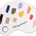 kate spade new york Leatherette Mouse Pad, 9" x 8" Mouse Mat with Non-Slip Back, Cute Mouse Pad for Office Desk, Painterly Strokes