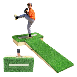 PROLEE Pitching Mound, 6.5 Inch Pitchers Mound with Antifade Turf, Pitching Mounds for Baseball, Portable Design with Easy Carrying