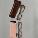 Madison Avenue 2 Pack Classic Blue Light Blocking Reading Glasses for Women, Vintage Anti Glare/Eyestrain Computer Readers Demi/Purple +2.5