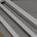 ZJSF Freestanding Indoor Dog Gate for House Foldable Wood White Puppy Gate for Doorways Pet Gate for Stairs Extra Wide Pet Fence 24" Height 2 Panels