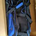 4 Ball Bowling Bag with Wheels, 3 Ball Bowling Bags Roller with 1 Ball Add On Bag, Multi-Pockets & Shoe Compartment (Fits Up to Size 16)