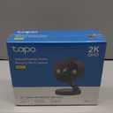 Tapo 2K+ Indoor/Outdoor Wired Security Camera - Person/Pet/Vehicle Detection, Baby Monitoring, Color Night Vision, IP66 Weather Resistant, Subscription-Free Local Storage or Optional Cloud, C121 (Black)