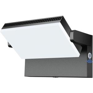 Modern Sleek LED Flood Light, 360 Rotatable 120W Commercial Wall Pack with Dusk to Dawn, 18000LM 5000K Waterproof Outdoor Lighting for Yard, Driveway, Car Lot, Building