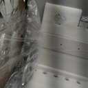 Hasipu Vanity Mirror with Lights, 24" x 20" Hollywood Mirror, Makeup Mirror with 17 Dimmable Bulbs and 10X Magnification, 3 Colors Modes, Touch Control, USB Charging Port, Type-C (Square White)