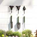 SOFFEE DESIGN Set of 3 Vintage Metal Farmhouse Wall Hooks, Heavy Duty with 3D Farm Animals Head Rooster Pig Cow Goat