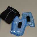 REVIX Wisdom Teeth Ice Pack Head Wrap with 3D Sewing Jaw Ice Pack for Face Oral Surgery Pain Relief for TMJ, Tooth Extraction & Teeth Removed, Extra Snug Fit with 4 Hot Cold Gel Packs Reusable, Black