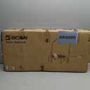 BCAN 40/48" Foldable Mini Trampoline Max Load 330lbs/440lbs, Fitness Rebounder with Adjustable Foam Handle, Exercise Trampoline for Adults Indoor/Garden Workout (Blue)