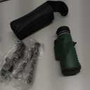 BOOMIBOO 10X42 Monoculars for Adults High Powered, FMC Multi-Layer Coated Lenses & BAK4 Prism with Smartphone Holder & Tripod, Compact Telescope for Camping Hiking Bird Watching