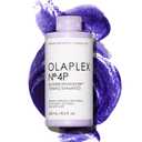 Olaplex N.4P Blonde Enhancer Purple Toning Shampoo: Neutralizes Brassiness & Strengthen | Repairs Damages & Hydrates Hair | For Coily, Curly, Straight, and Wavy