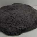 Muddy Mat® Cloud K-9 Bed for Dogs & Cats, Soft & Relaxing Round Dog Bed, Chenille Material, Removable Cover, Washable & Dryer Safe–Grey Large(40'x40')