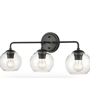 DUJAHMLAND 3 Light Black Vanity Lights, Bathroom Light Fixtures